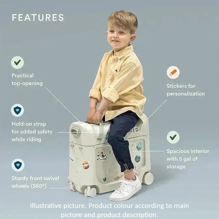 Åkbar resväska - Stokke JetKids BedBox Artic Blue