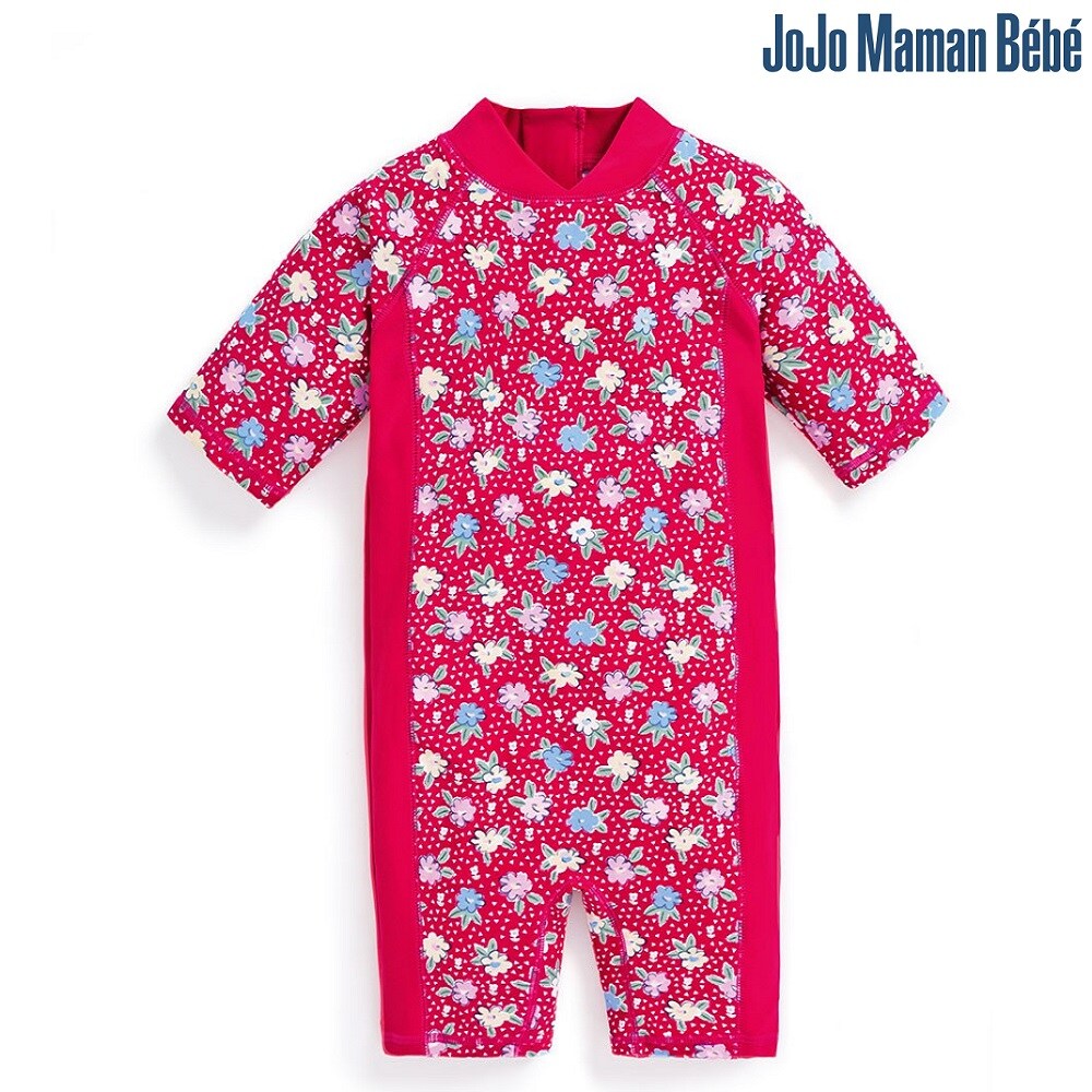 Jojo Maman Bebe Uv Drakt For Baby Strawberry Barnresebutiken Se