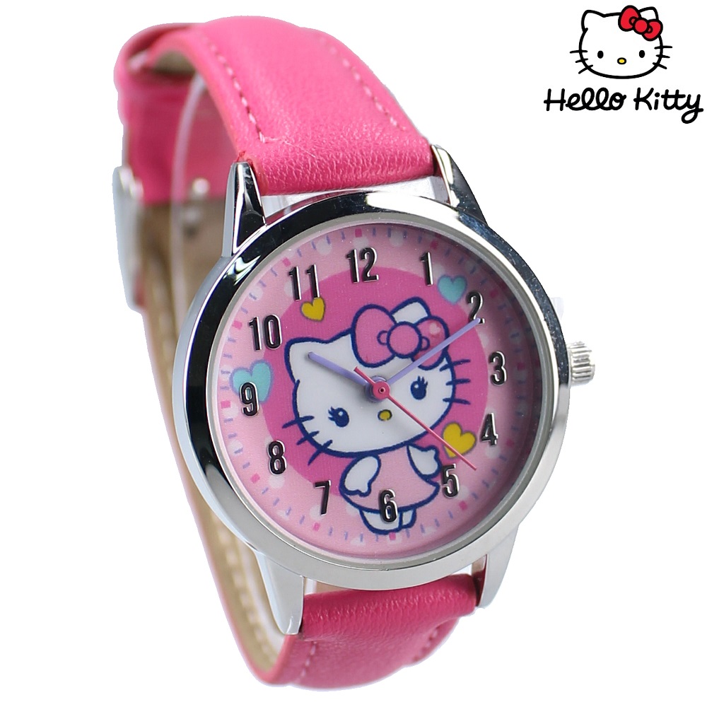 Klocka för barn Hello Kitty Kids Time Fuchsia