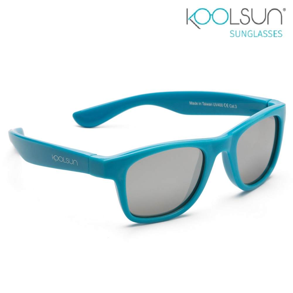 Solglasögon för barn - Koolsun Wave Cendre Blue