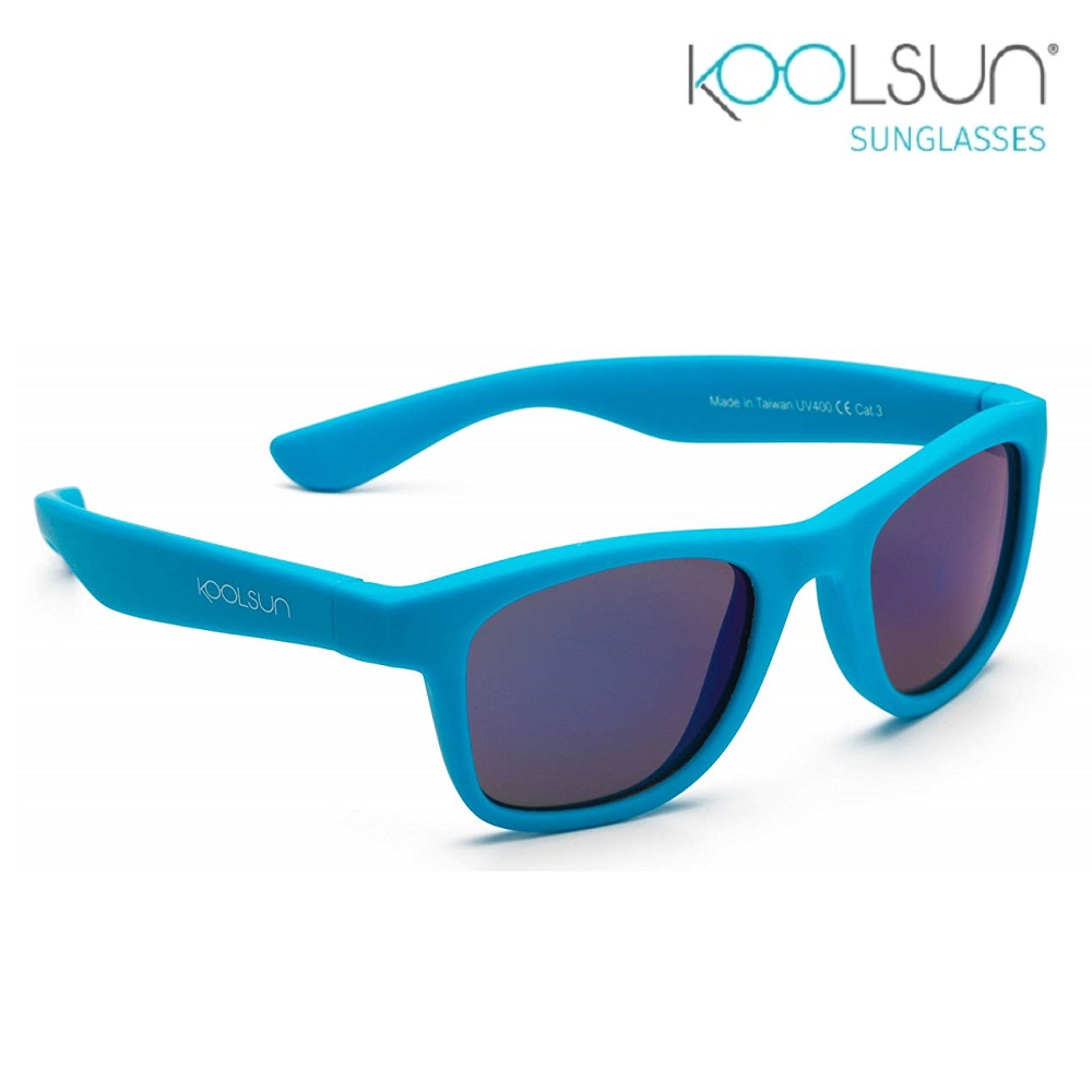 Solglasögon för barn - Koolsun Wave Neon Blue