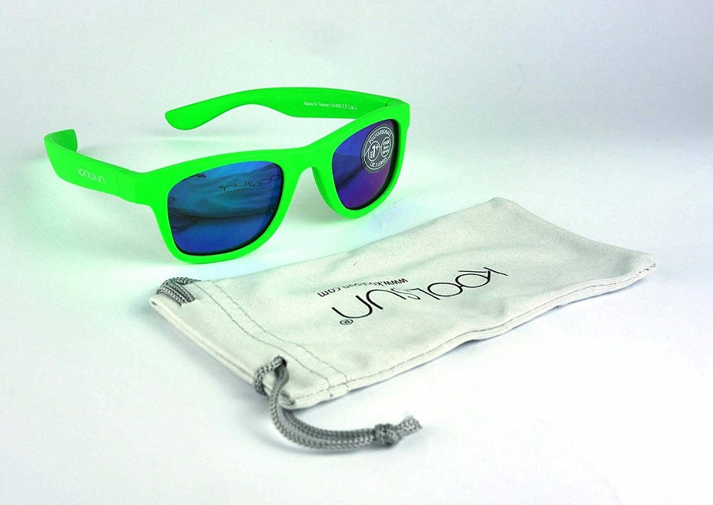 Solglasögon för barn - Koolsun Wave Neon Green