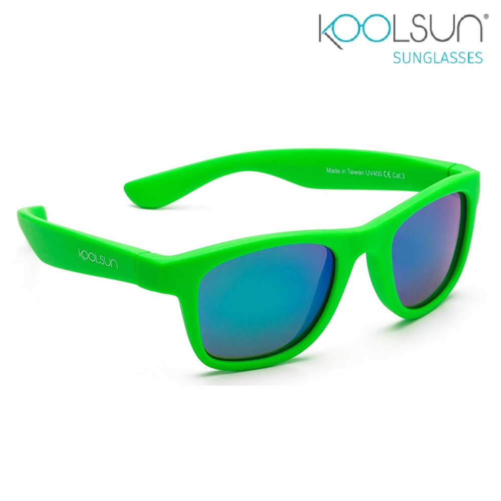 Solglasögon för barn - Koolsun Wave Neon Green