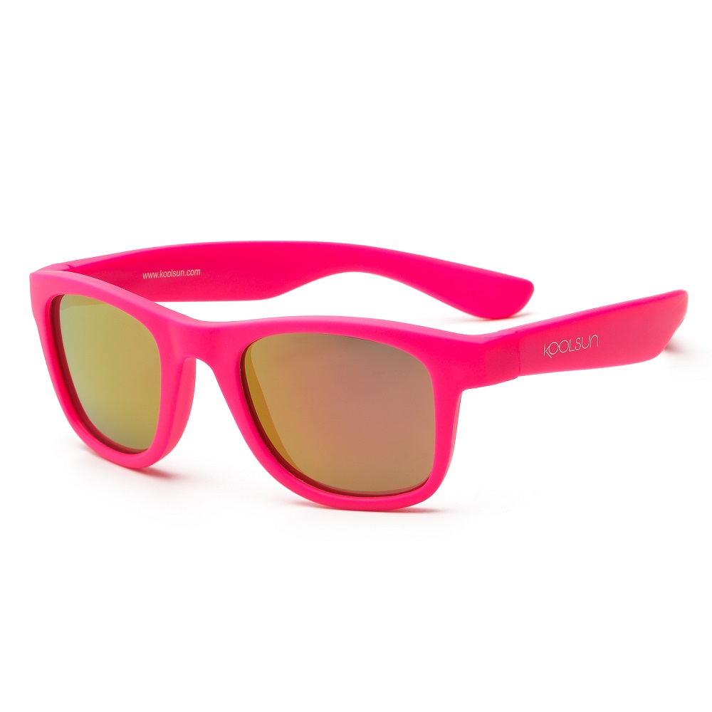 Solglasögon för barn - Koolsun Wave Neon Pink