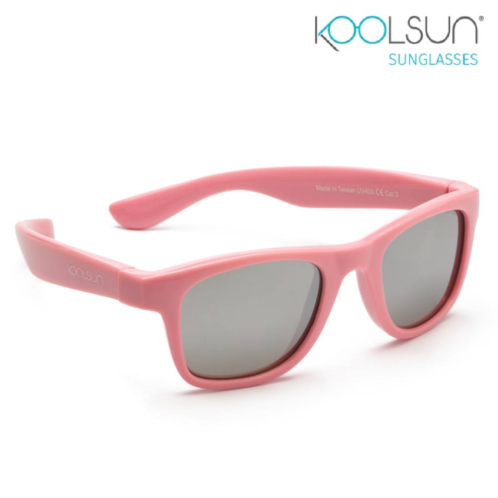 Solglasögon för barn - Koolsun Wave Pink Sachet