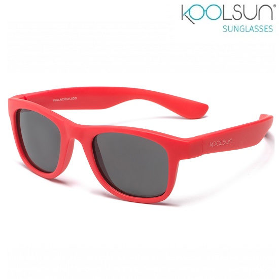 Solglasögon för barn Koolsun Wave röda