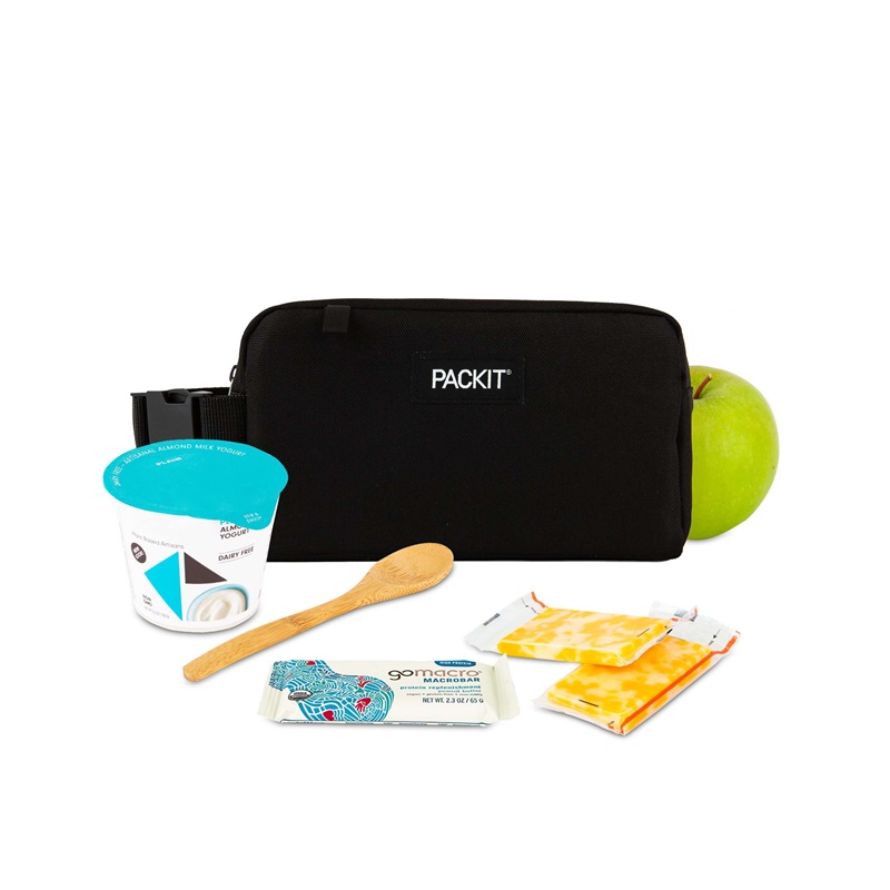 Liten kylväska PackIt Freezable Snack Box Black