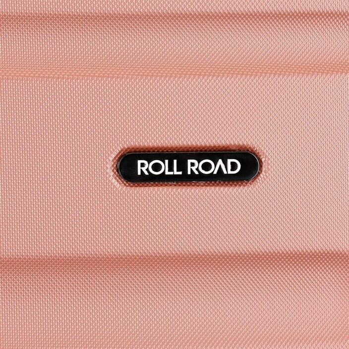 Liten resväska för barn Roll Road Flex Mini Nude