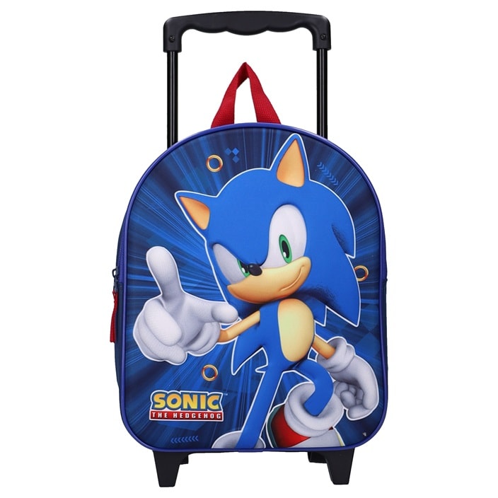Liten resväska för barn Sonic Great Escapes trolley-ryggsäck
