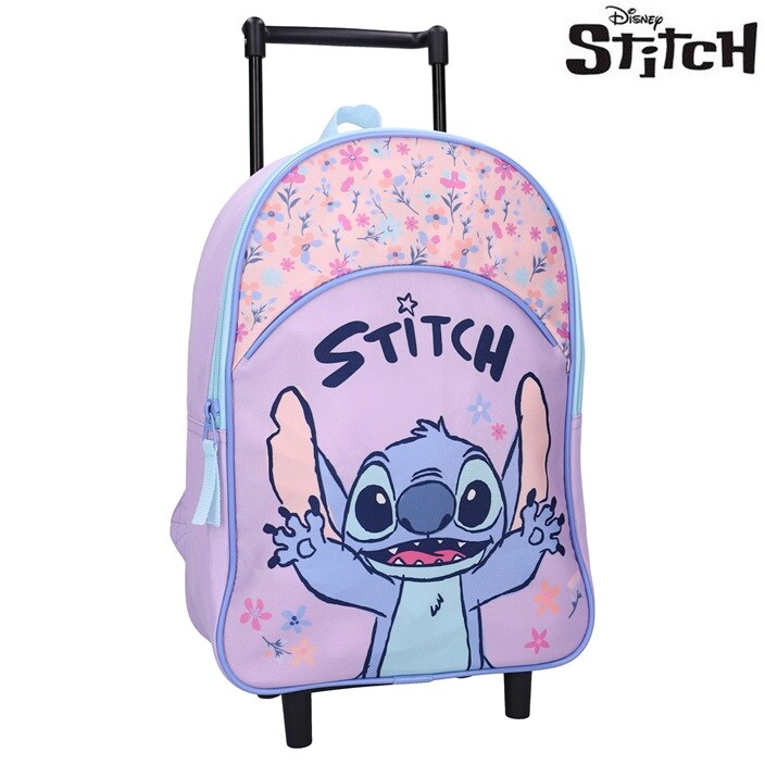 Liten resväska för barn Stitch Spring Smiles trolley-ryggsäck