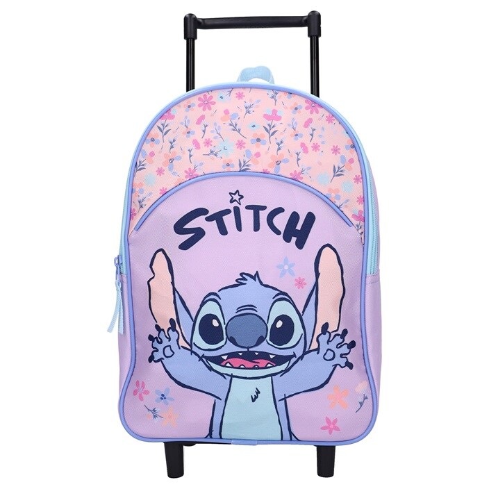 Liten resväska för barn Stitch Spring Smiles trolley-ryggsäck