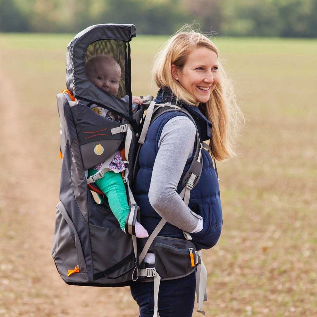 Bärstol LittleLife Cross Country S4 grå