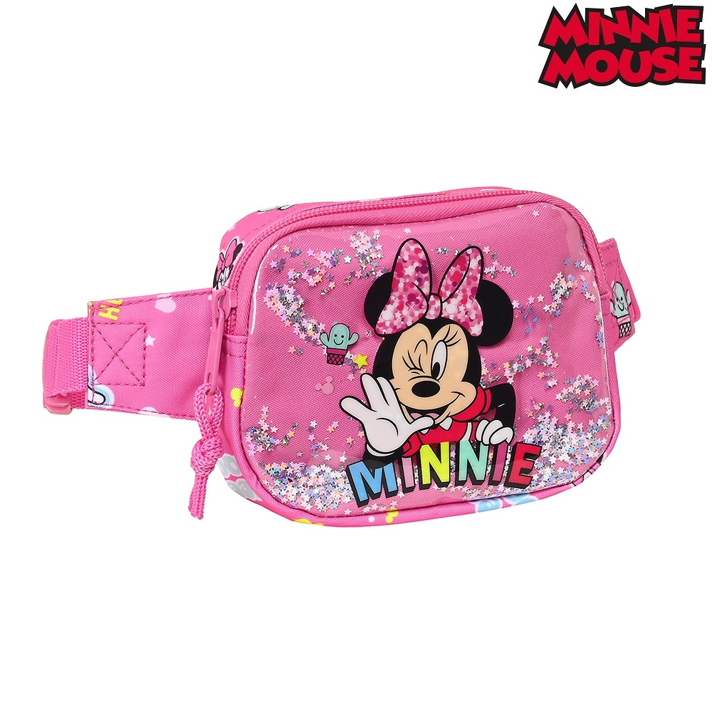 Magväska och bältesväska för barn Minnie Mouse Lucky