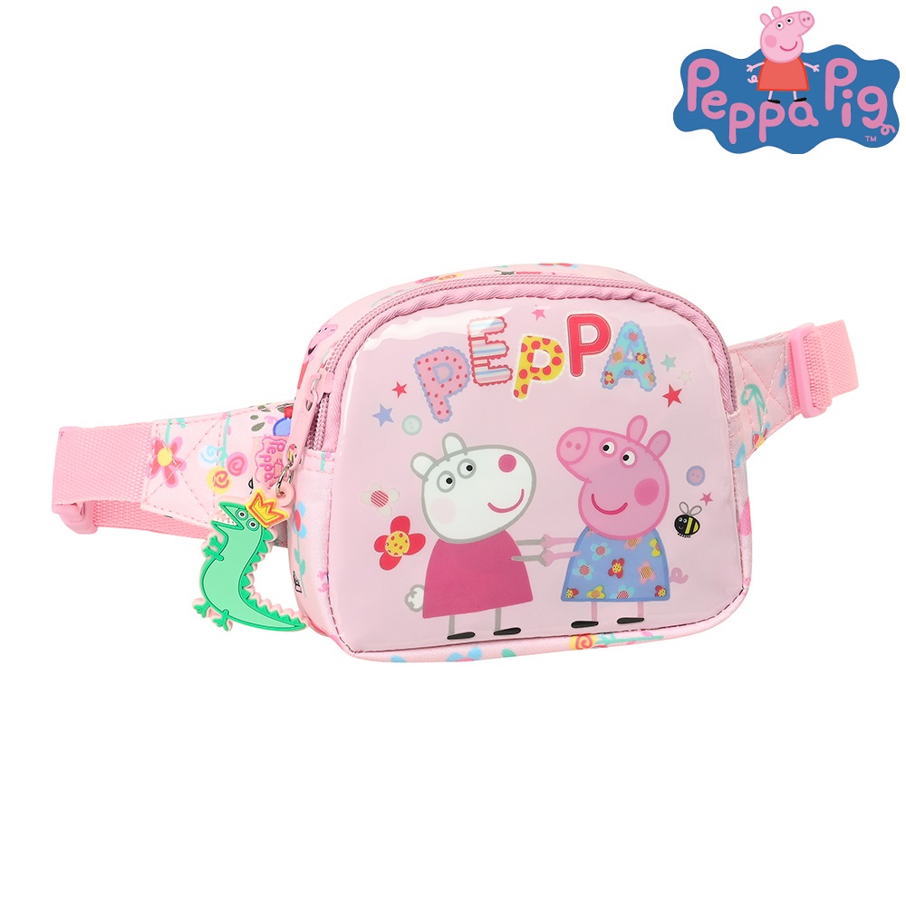 Magväska och bältesväska för barn Peppa Pig Having Fun