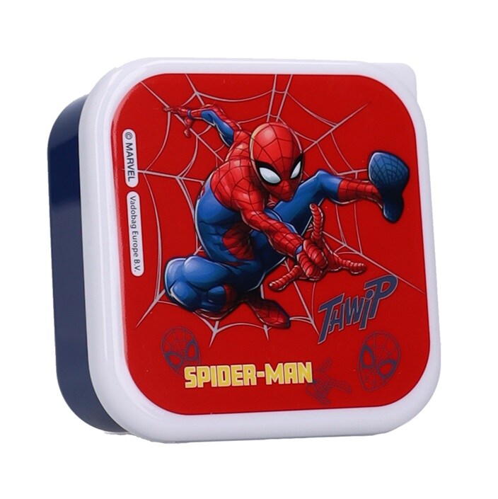 Matlådor för barn Spiderman Fresh Bites snacksboxar