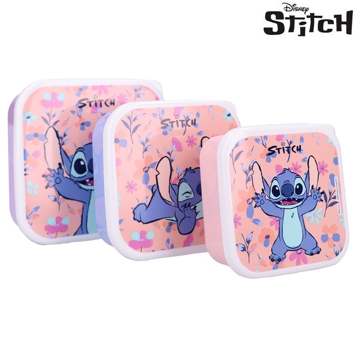 Matlådor för barn Stitch Fresh Bites Snacksboxar