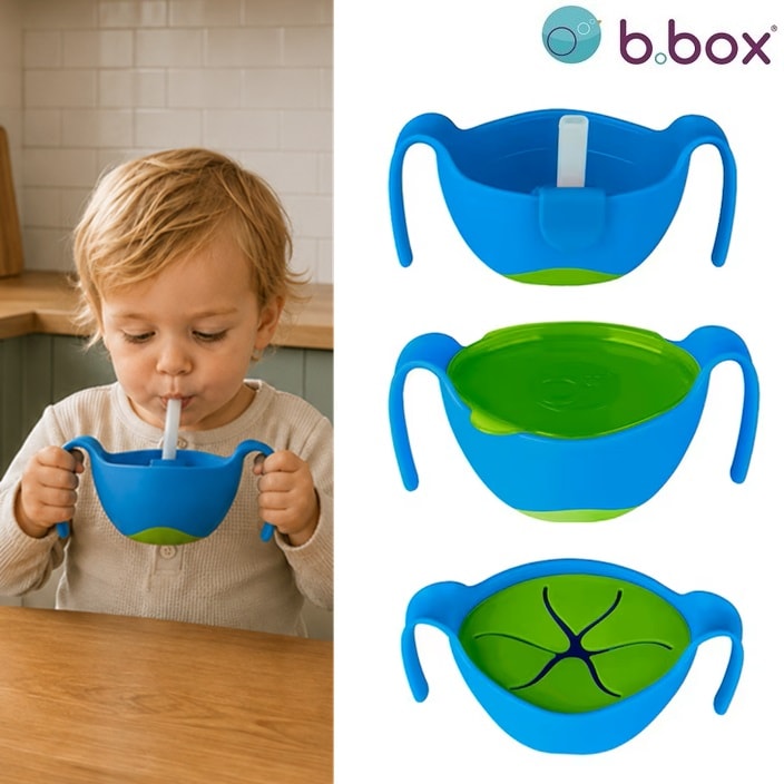 Matskål och snacksbox för barn - B.box Ocean Breeze