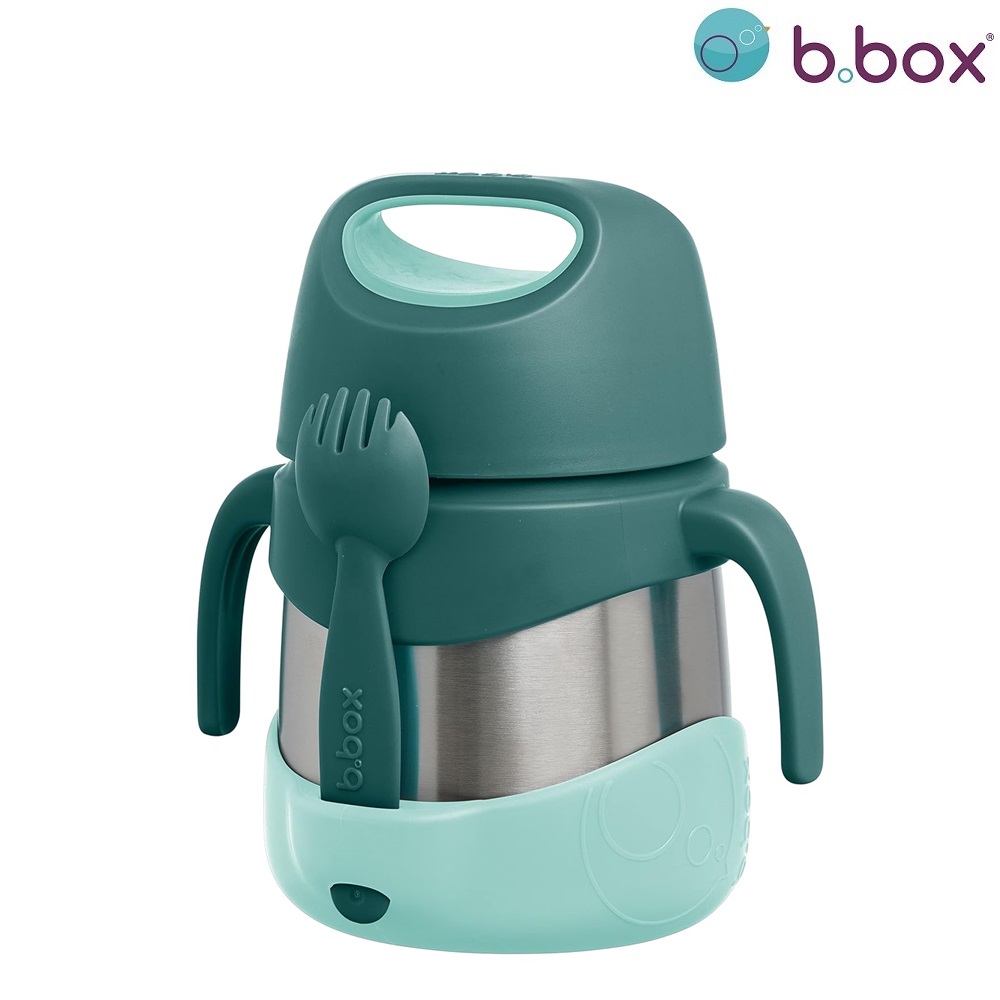 Mattermos för barn B.box Insulated Food Jar Emerald Forest