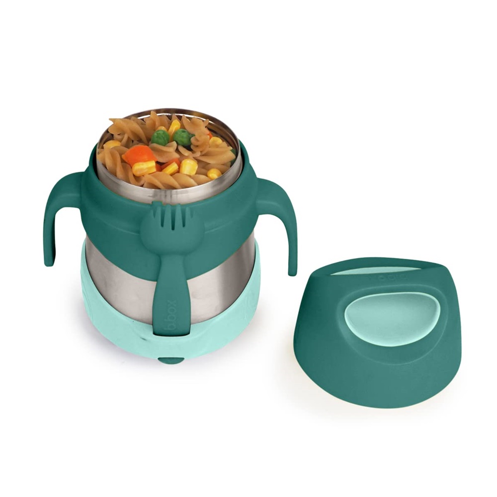 Mattermos för barn B.box Insulated Food Jar Emerald Forest