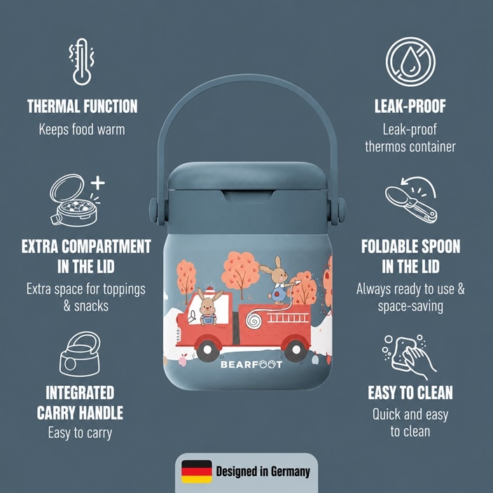 Mattermos för barn Bearfoot Firetruck