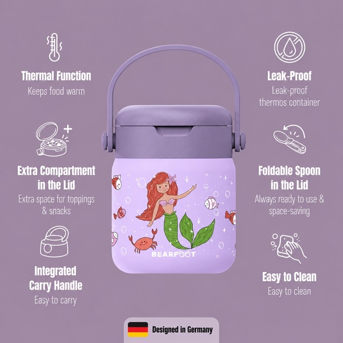 Mattermos för barn Bearfoot Mermaid