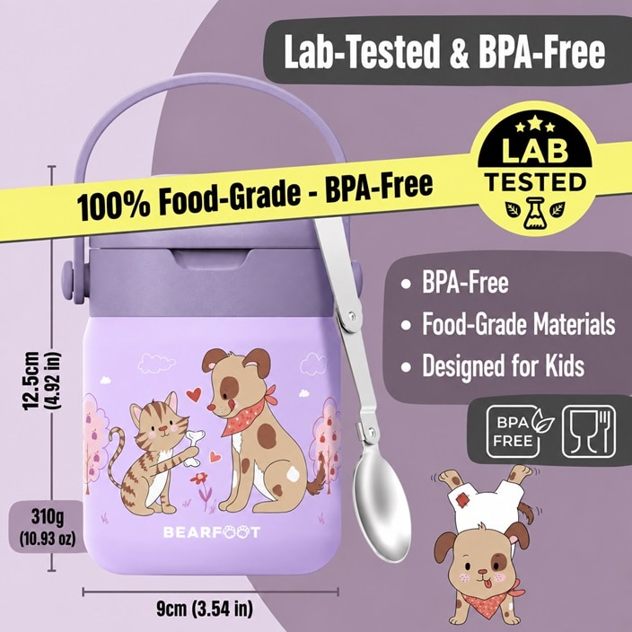 Mattermos för barn Bearfoot Dog & Cat