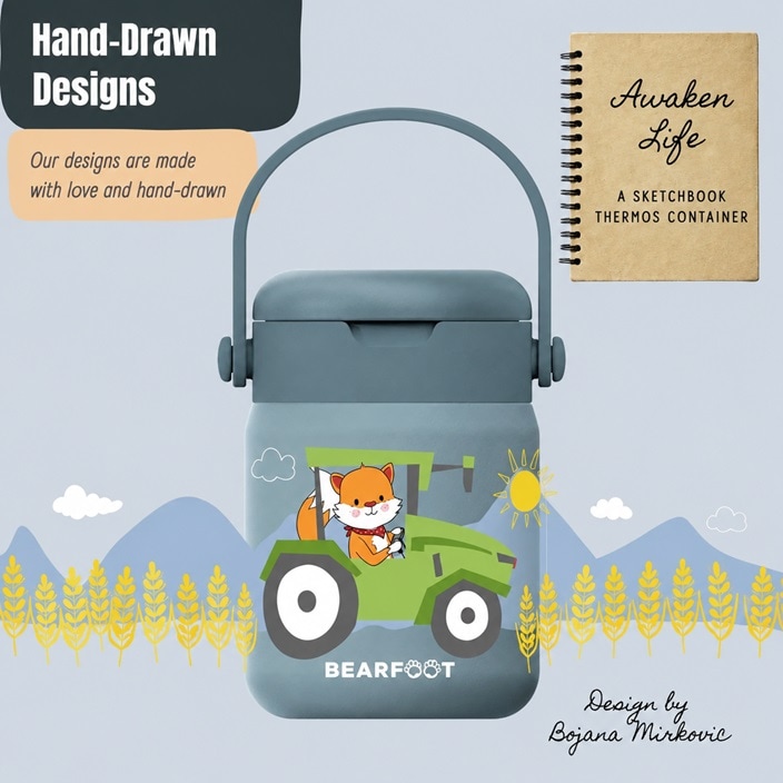 Mattermos för barn Bearfoot Tractor