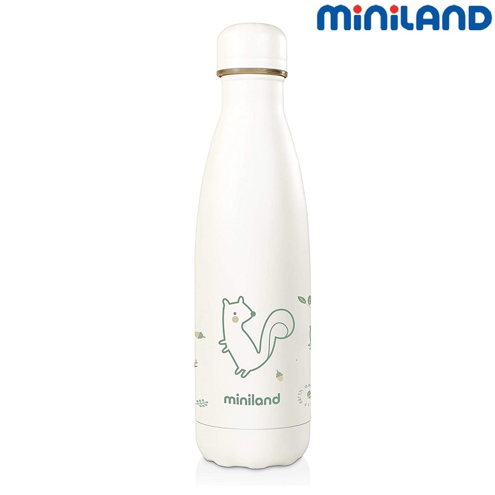 Liten rostfri termos Miniland Nature Chip