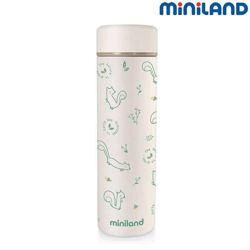 Liten rostfri termos Miniland Nature Chip