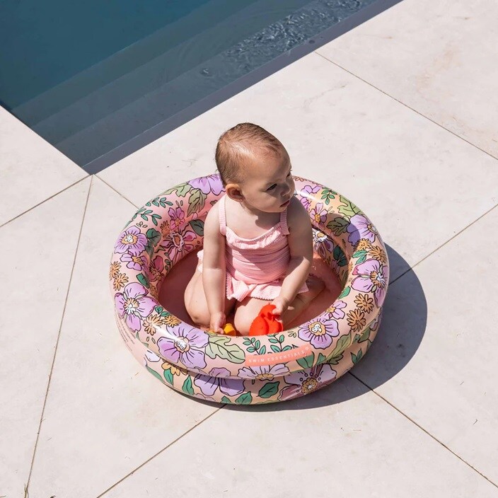 Uppblåsbar mini barnpool Swim Essentials Blossom