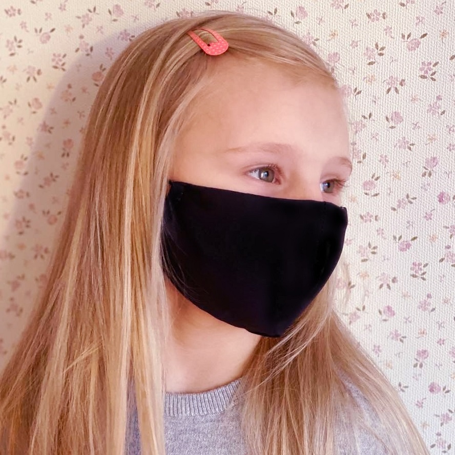 Munskydd Barn Facewear Classic Black Kop Online Hos Barnresebutiken Se