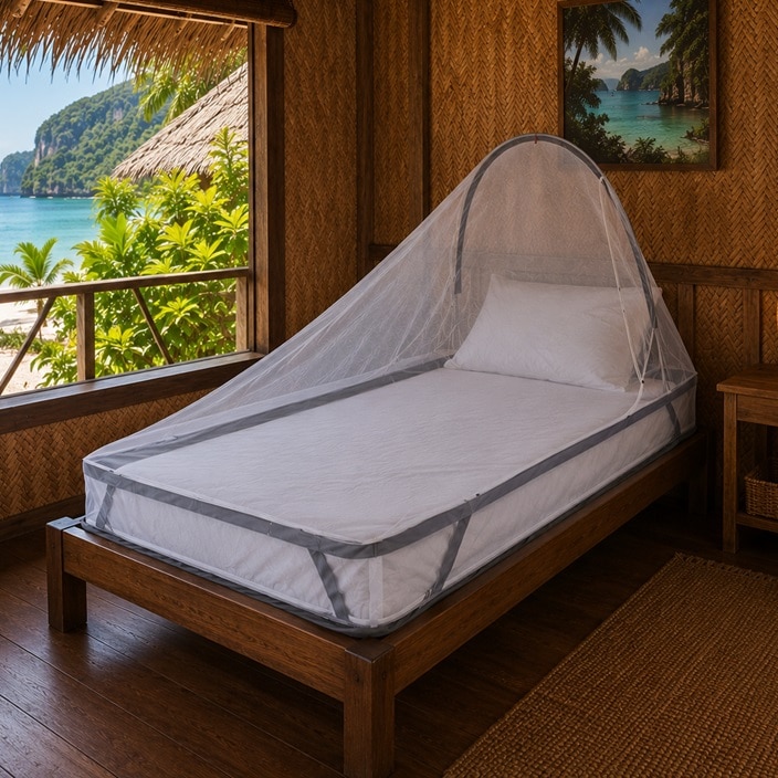 Insektsnät till enkelsäng - LifeSystems Arc Mosquito Net Single