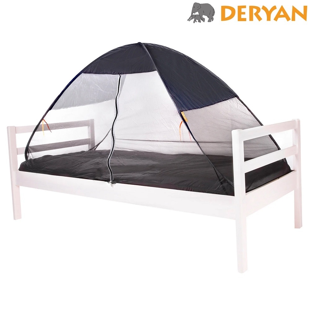 Myggnät till säng Deryan Pop-up Bedtent Grey