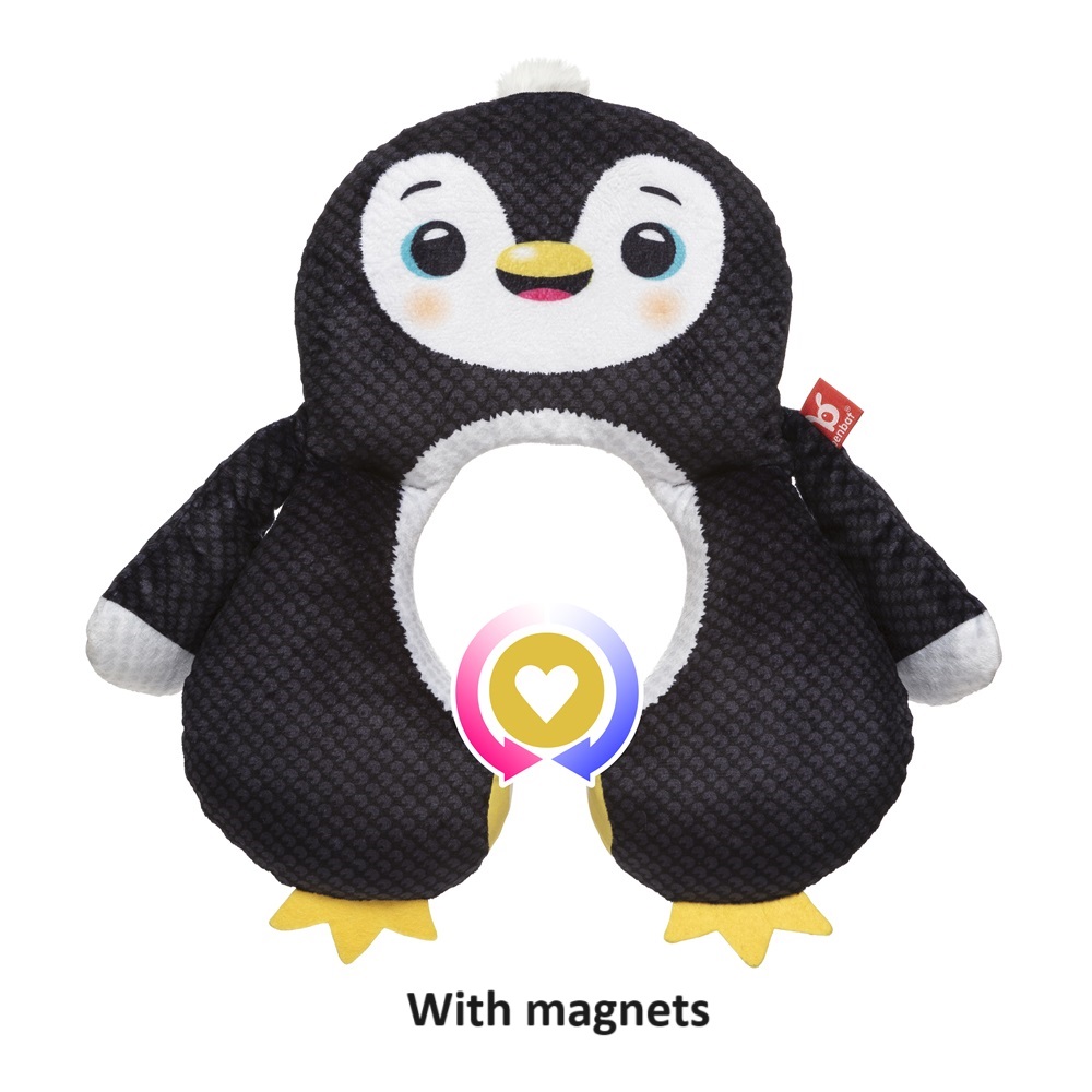 Nackkudde för barn Benbat Travel Toy Pillow Mark Penguin