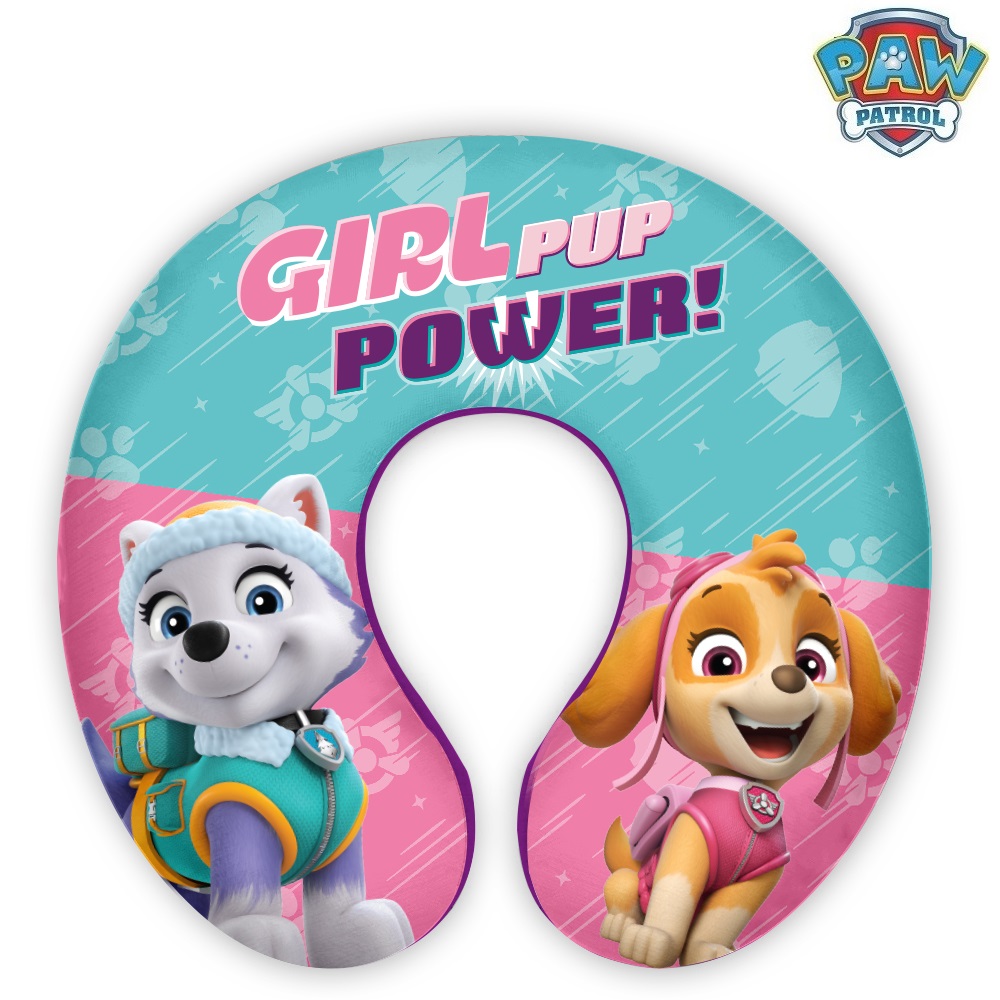 Nackkudde för barn Paw Patrol Girl Pup Power