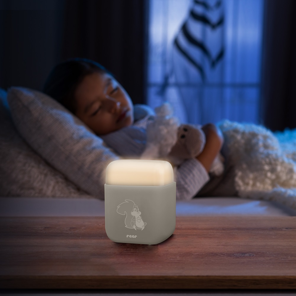 Nattlampa för barn - Reer 2in1 Cream