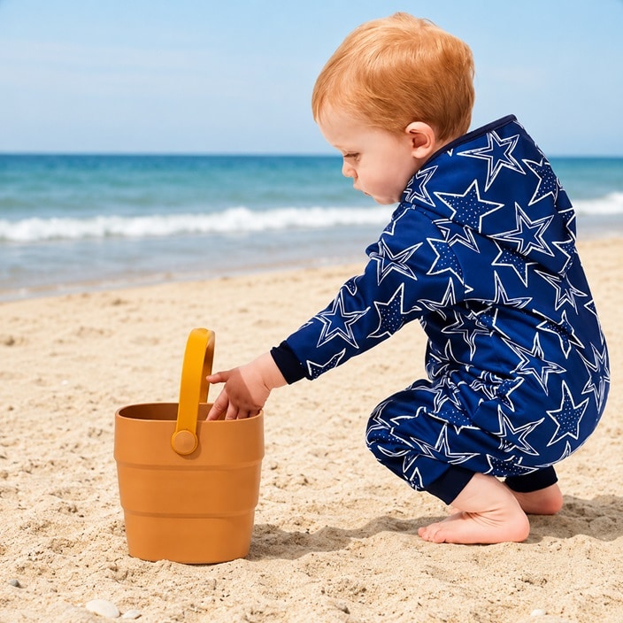 Vattentät Onesie för barn - SplashAbout Stars