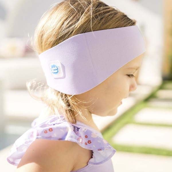 Öronband för simning till barn SplashAbout Ear Band Purple