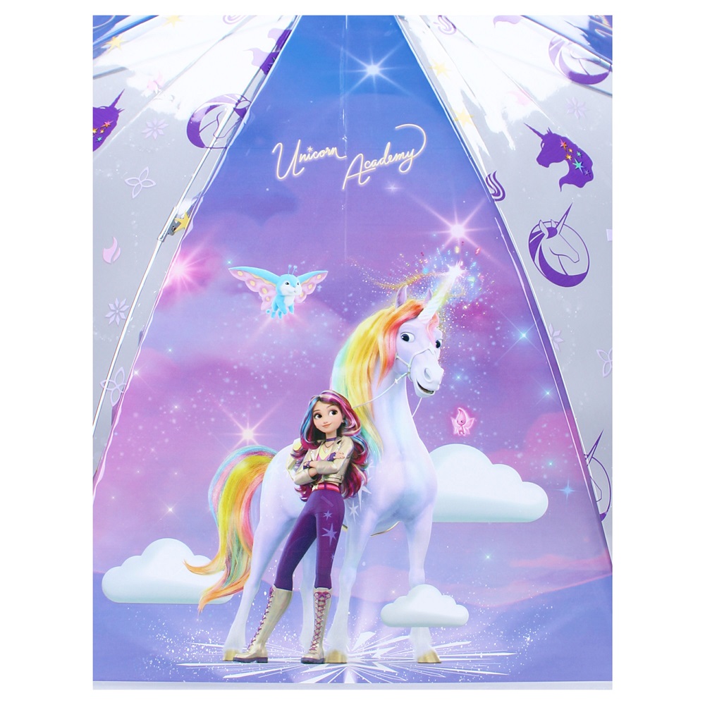 Paraply för barn - Unicorn Academy Rainy Days