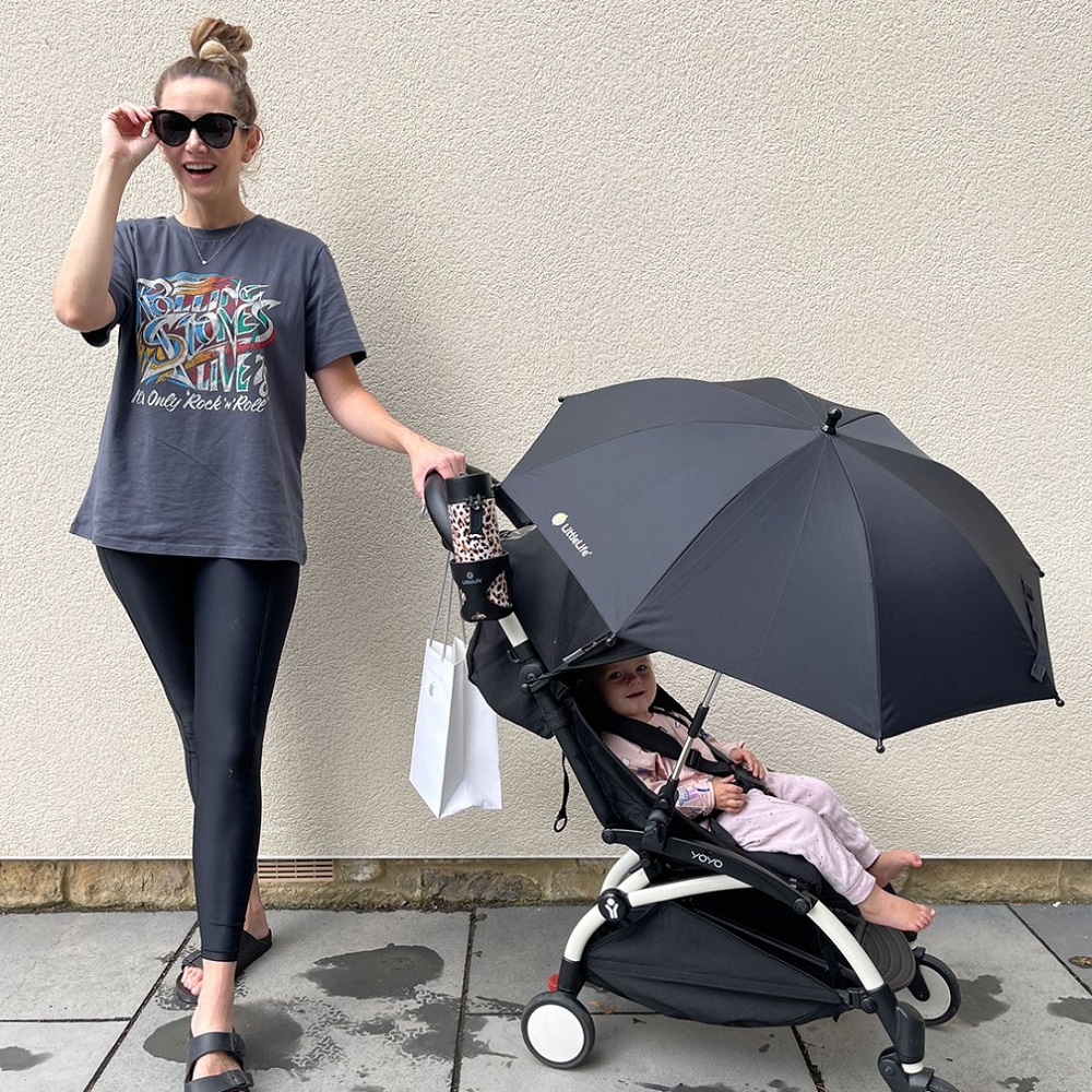 Parasoll till barnvagn LittleLife Buggy Parasol Black