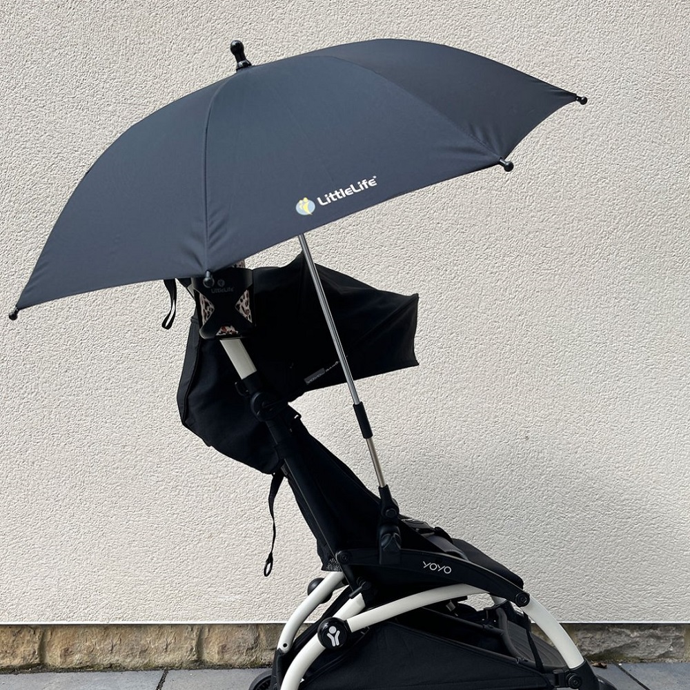 Parasoll till barnvagn LittleLife Buggy Parasol Black