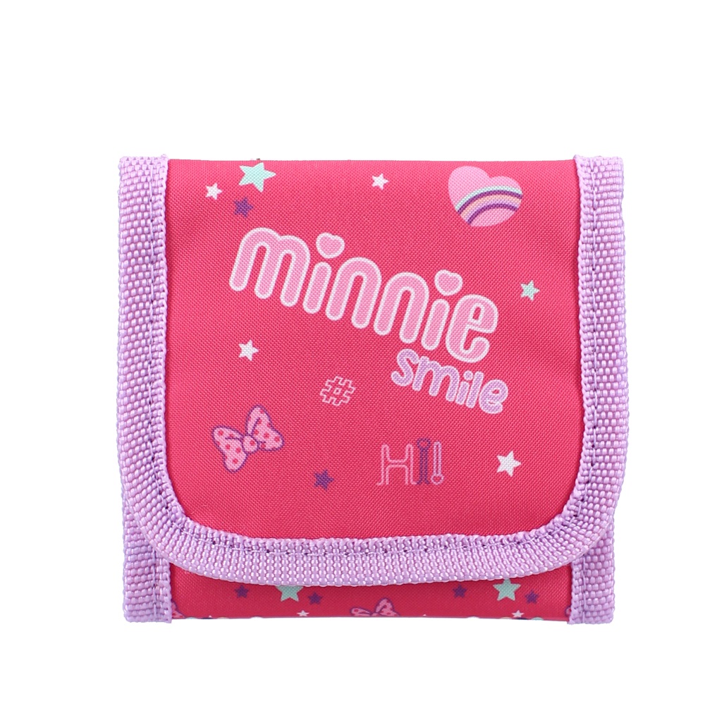 Plånbok för barn Minnie Mouse I Love Smiles