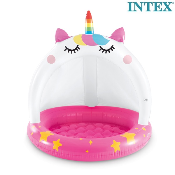 Uppblåsbar barnpool Intex Unicorn