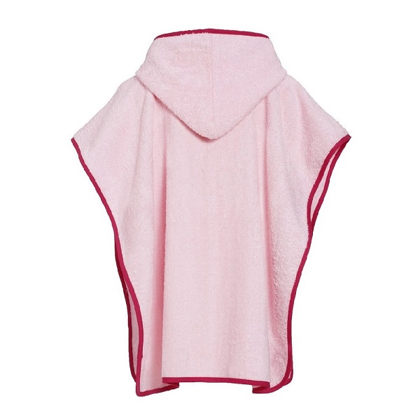 Badponcho barn Uggla Rosa