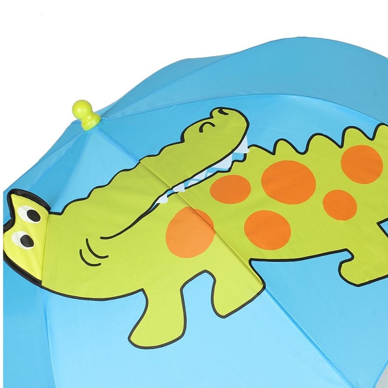 Paraply barn Playshoes Blått med grön krokodil
