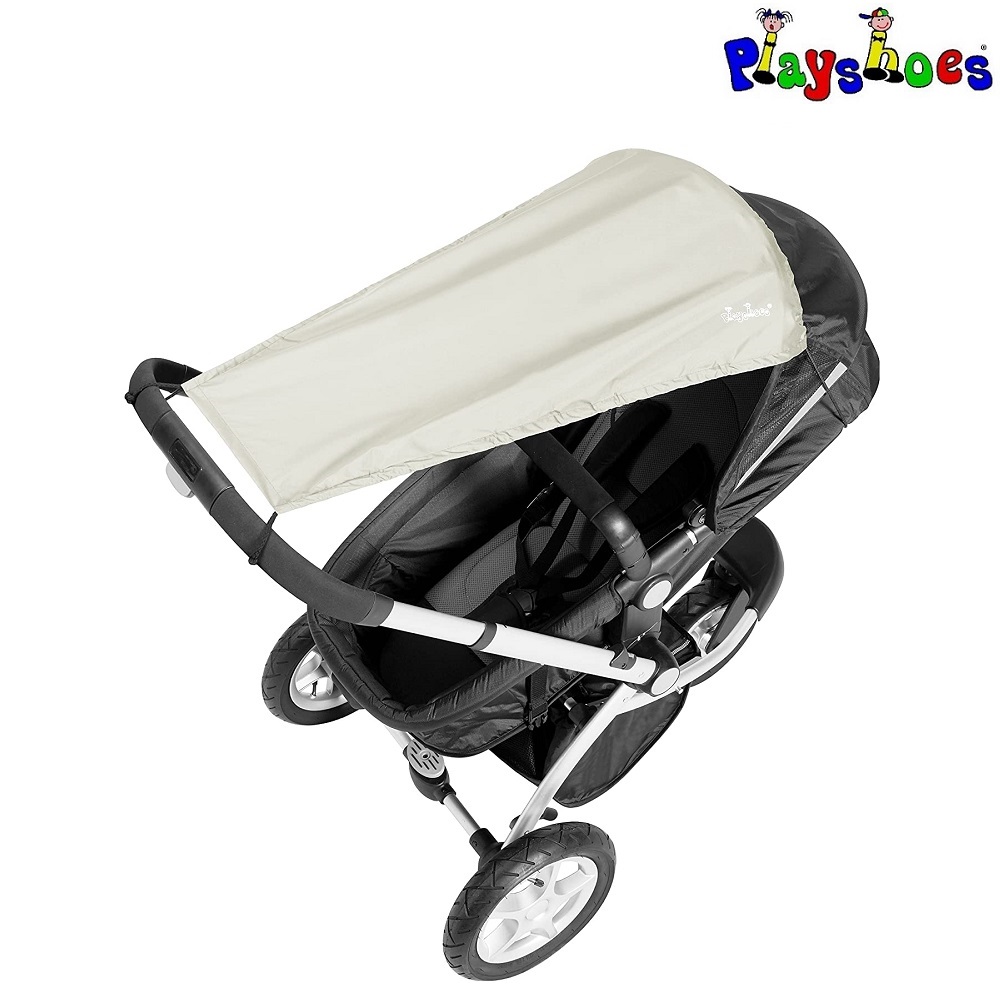 Solskydd barnvagn Playshoes Natur