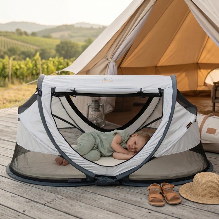 Resesäng - Deryan Toddler Luxe Silver