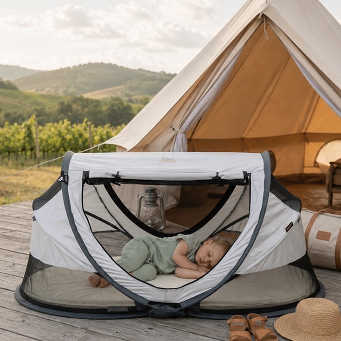Resesäng - Deryan Toddler Luxe Silver