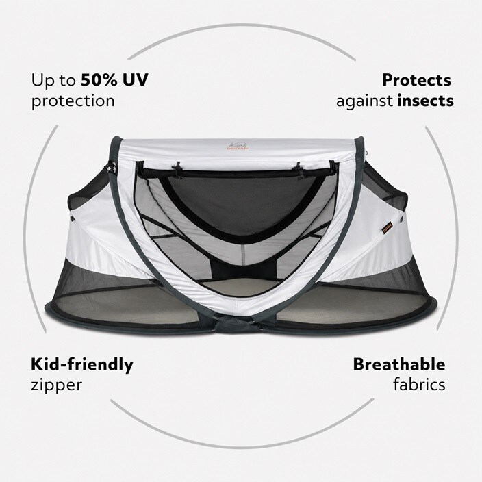 Resesäng - Deryan Toddler Luxe Silver