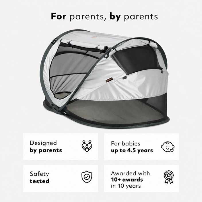 Resesäng - Deryan Toddler Luxe Silver